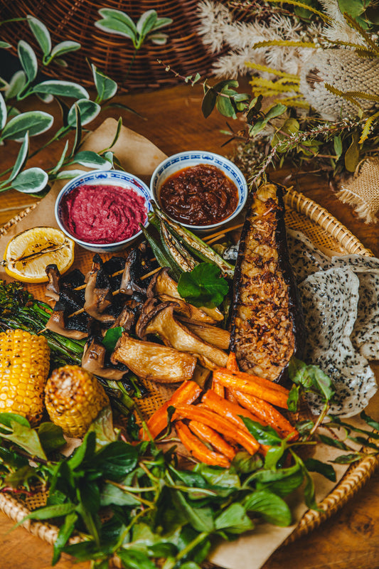 Vegan Grilled Vegetables Platter