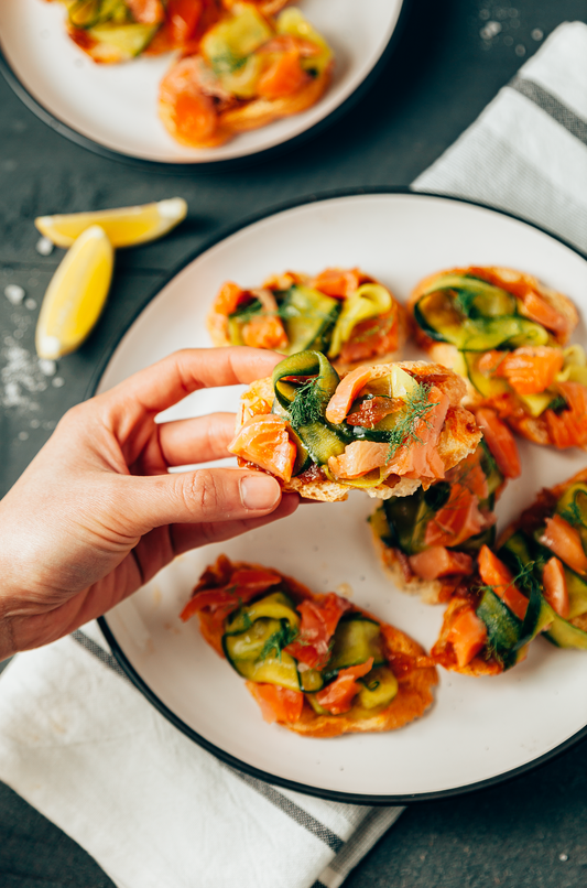 Salmon Crostini